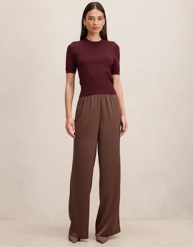 Forever New - Sara Satin Wide Leg Pants