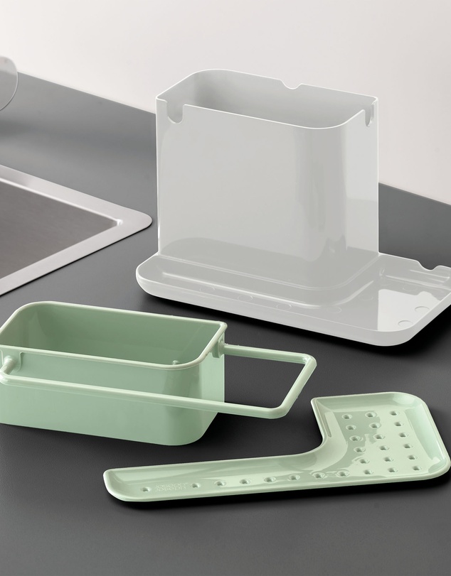 Joseph Joseph - Caddy™ Sink Tidy (Light Stone/Sage)