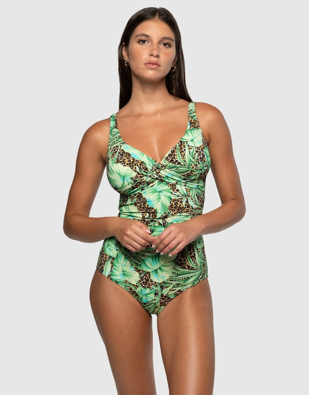 Nip Tuck Swim - Exotic Eden Louise Multifit Ruched Front One Piece