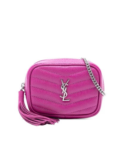 Pre-Loved by Azura Reborn - Pre-Loved Baby Matelasse Grain De Poudre Monogram Lou Camera Bag