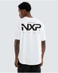 Nena & Pasadena - Heart Box Fit Scoop Tee