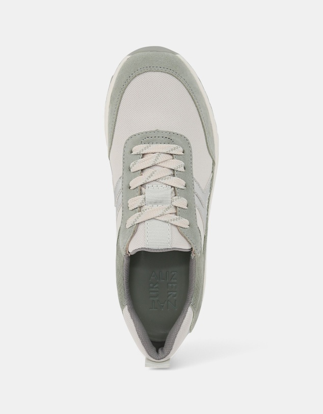 Naturalizer - Shay Jogger Lace-Up Sneaker - White/Green