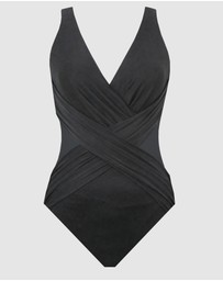 Miraclesuit Swimwear  - Crossover Draped Shaping Swimsuit