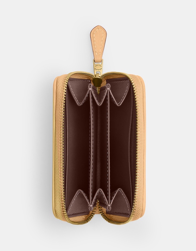 Coach - Signature Jacquard Essential Small Zip Around Card Case