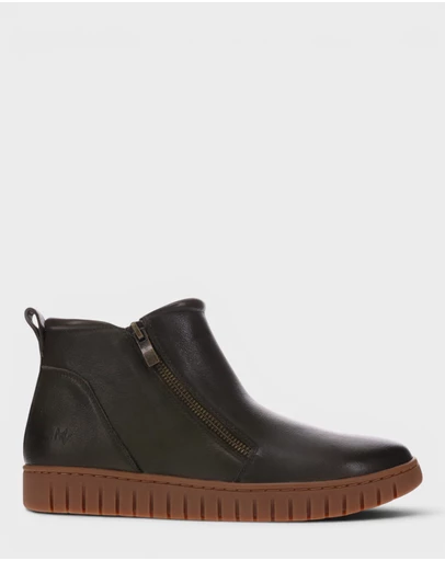 Mia Vita - Leni Zip Boot - Olive