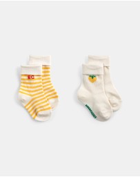 Bobo Choses - 2-Pack Pixel Strawberry Short Socks - Babies