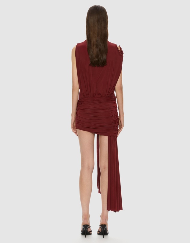 Christopher Esber - Aurelia Sculpted Spiral Cascade Mini Dress