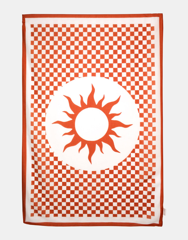 Morgan & Taylor - Athena Beach Sarong in Rust Orange