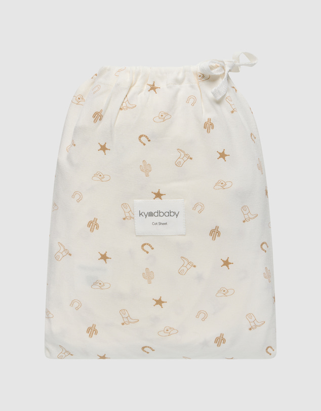 Kynd Baby - Fitted Cot Sheet in Country Pristine
