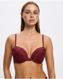 Calvin Klein - Perfectly Fit Lace Push Up Plunge