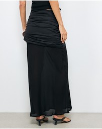 AERE - Asymmetric Maxi Skirt