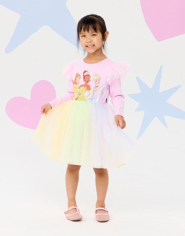 Rock Your Kid - Disney Princess Trio Dress ICONIC EXCLUSIVE- Kids