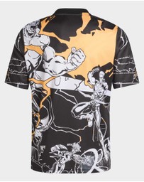 adidas Performance - ALL BLACKS MARVEL CAPTAINS RUN JERSEY KIDS