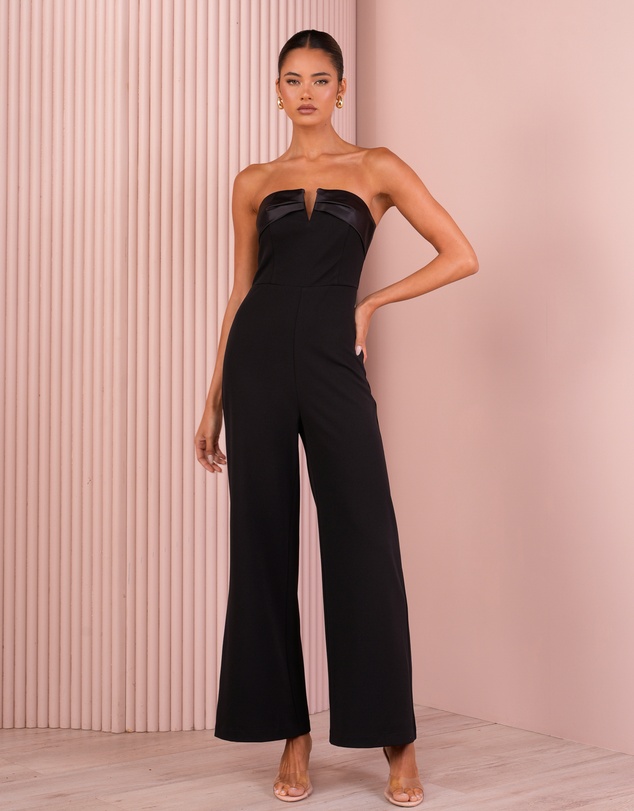 Azzurielle - Charly Strapless Jumpsuit