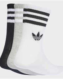 adidas Originals - 3-Stripes Crew Socks 3 Pairs Unisex