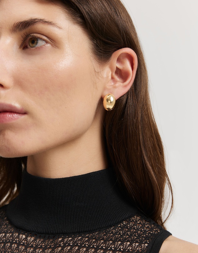Country Road - Oval Huggie Earring