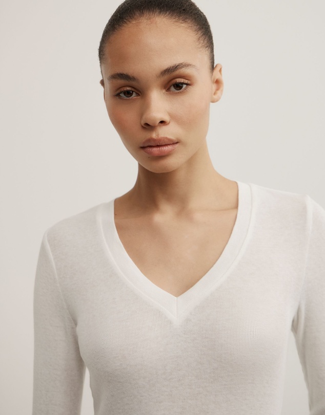 Witchery - Fine V-neck Long-sleeve Top