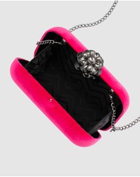 Olga Berg - Emilia Velvet Clutch