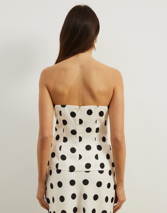 Atmos&Here - Felicity Polka Dot Strapless Top