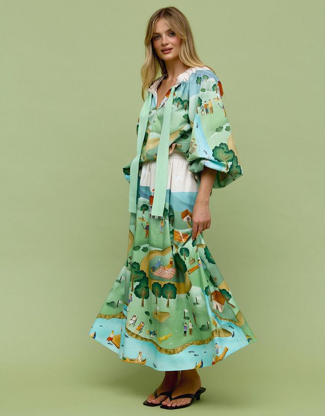 Binny - Lawns Skirt