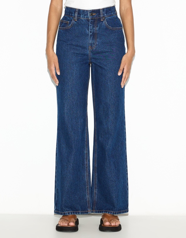 Dazie - London High Waisted Wide Leg Jeans