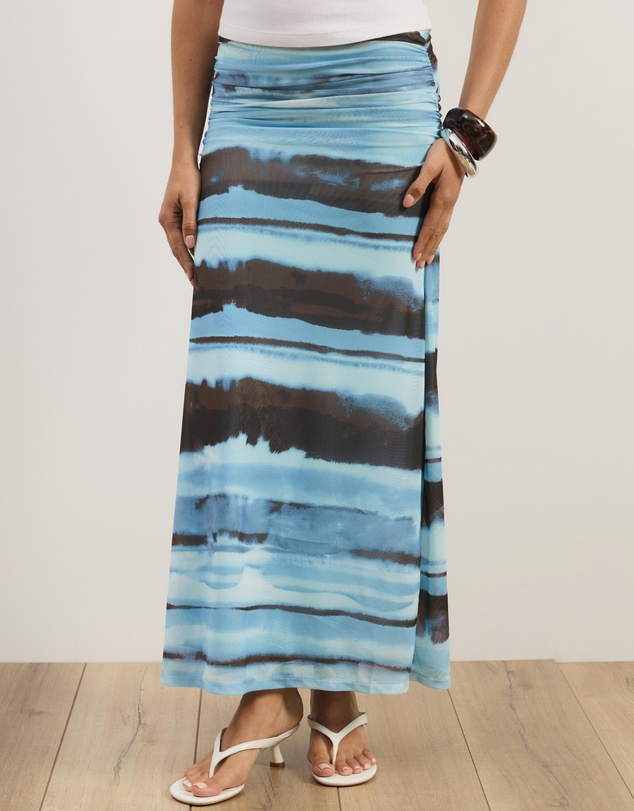 Atmos&Here - Thea Mesh Midi Skirt