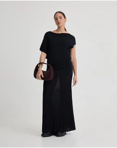 Oxford - Jaya Knitted Drape Top