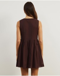 Atmos&Here - Dalia Cotton Voile Mini Dress