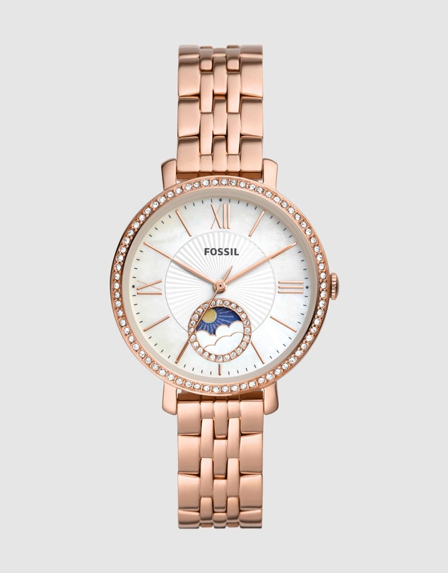 Fossil - Fossil Jacqueline Rose Gold Watch ES5165