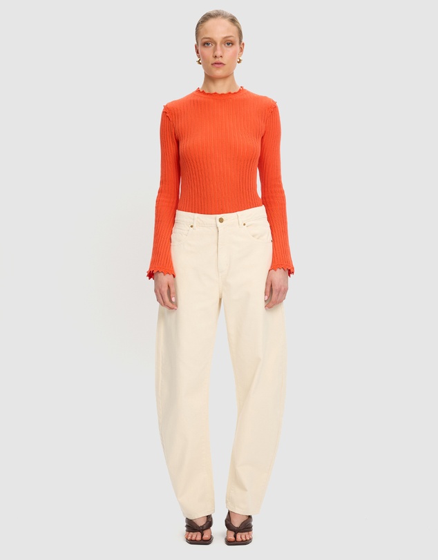 KIVARI - Evita Denim Barrel Jeans