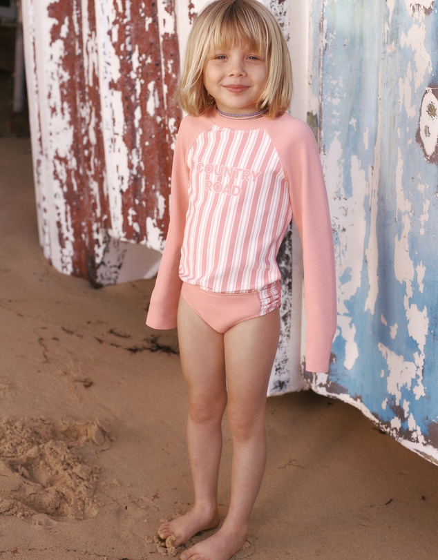 Country Road - Stripe Logo Rash Vest