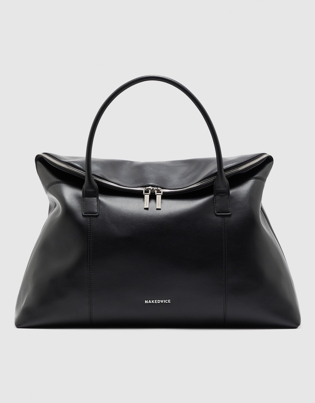 Nakedvice - The Hugo Black Silver Duffle Bag