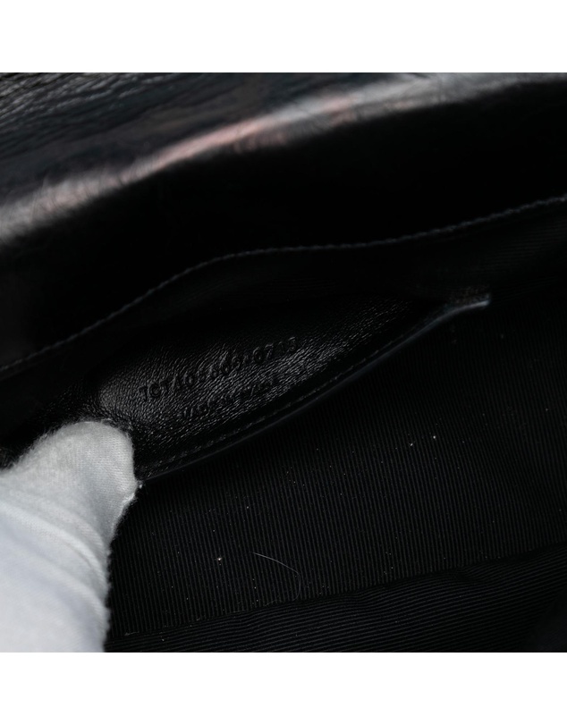 Pre-Loved by Azura Reborn - Pre-Loved Medium Crinkled Calfskin Punk Chain Bag