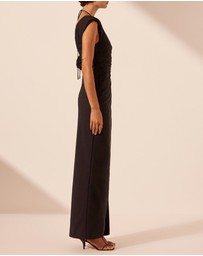 Shona Joy - Lani Asymmetrical Draped Maxi Dress