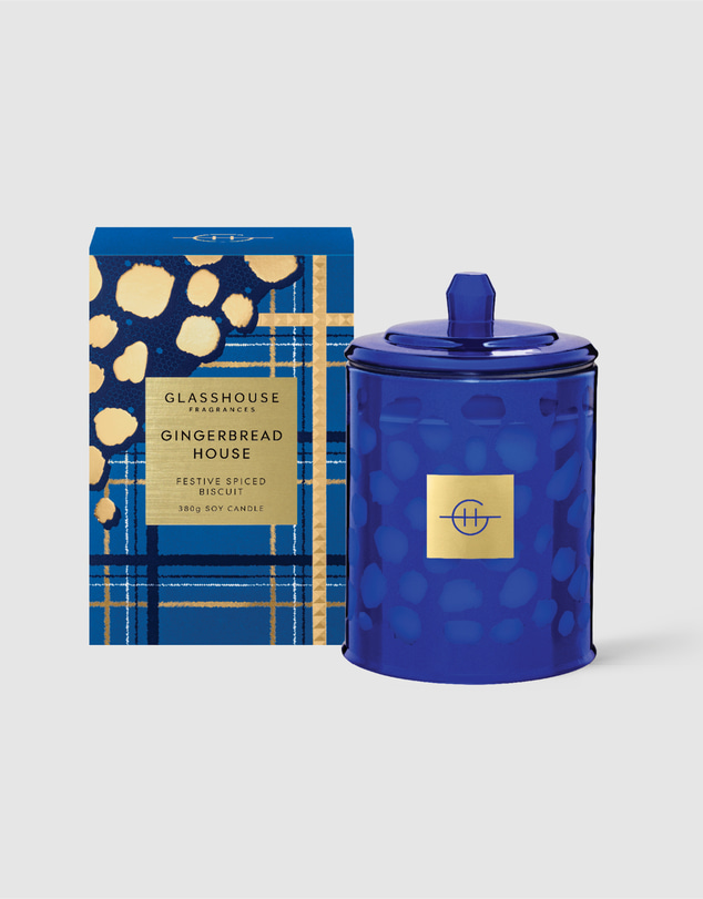 Glasshouse Fragrances - Gingerbread House 380g Soy Candle