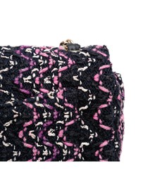 Pre-Loved by Azura Reborn - Pre-Loved Mini Rectangular Classic Multicolor Cotton Stitched Single Flap