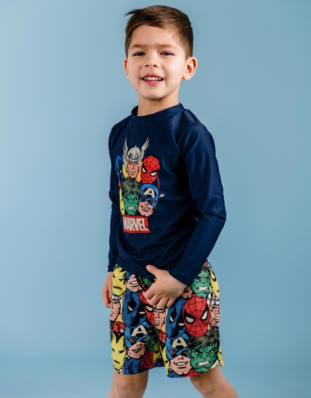 Rock Your Kid - Avengers Marvel Rashie Set - ICONIC EXCLUSIVE - Kids-Teens