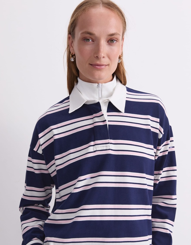 Sportscraft - Kiaya Cropped Rugby Shirt