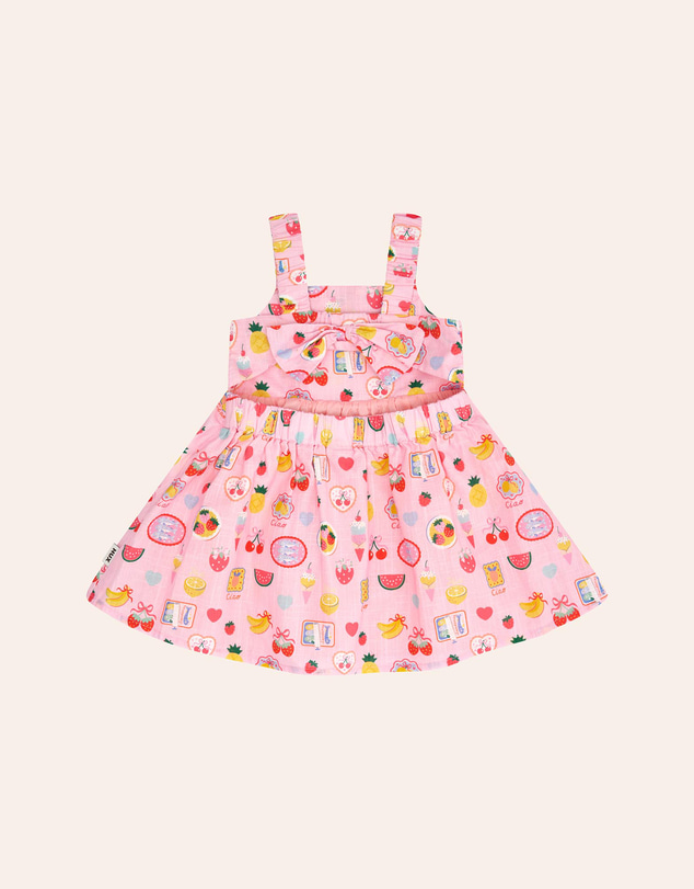 Huxbaby - Beach Club Paradise Tie Dress - ICONIC EXCLUSIVE - Babies-Teens