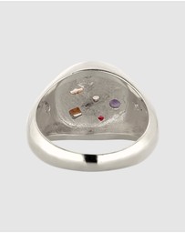 Elli Jewelry - Ring Signet Gemstone Dream 925 Sterling Silver