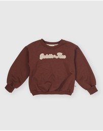 Goldie + Ace - Comfy Embroidered Sweater - Babies-Kids