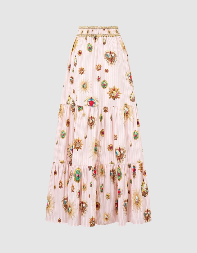 Camilla - High Waisted Tiered Skirt