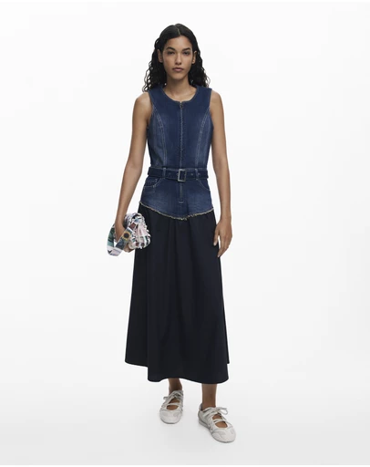 Desigual - Denim Combined Dress