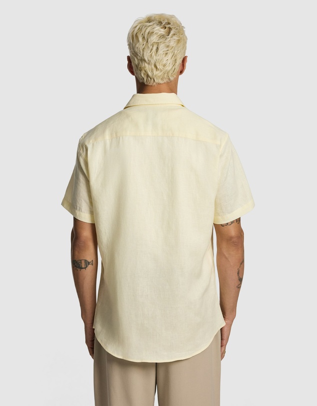 yd. - Lewis Pure Linen Shirt