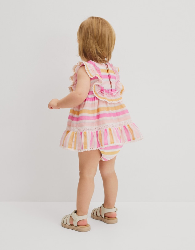 Country Road - Sleeveless Print Romper Dress