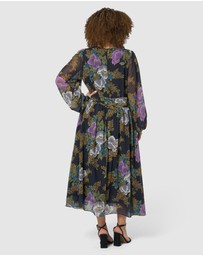 Pink Dusk by Curve Project - Higher Love Midi Dress