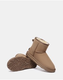 EVERAU - EverAU Ugg Mini Classic Double Faced Sheepskin Upper UGG Boots