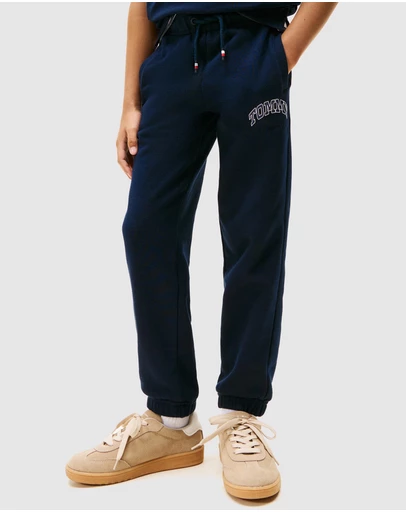 Tommy Hilfiger - Varsity Logo Print Fleece Joggers - Kids