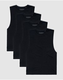 Xander - 4-Pack Blanc Tank