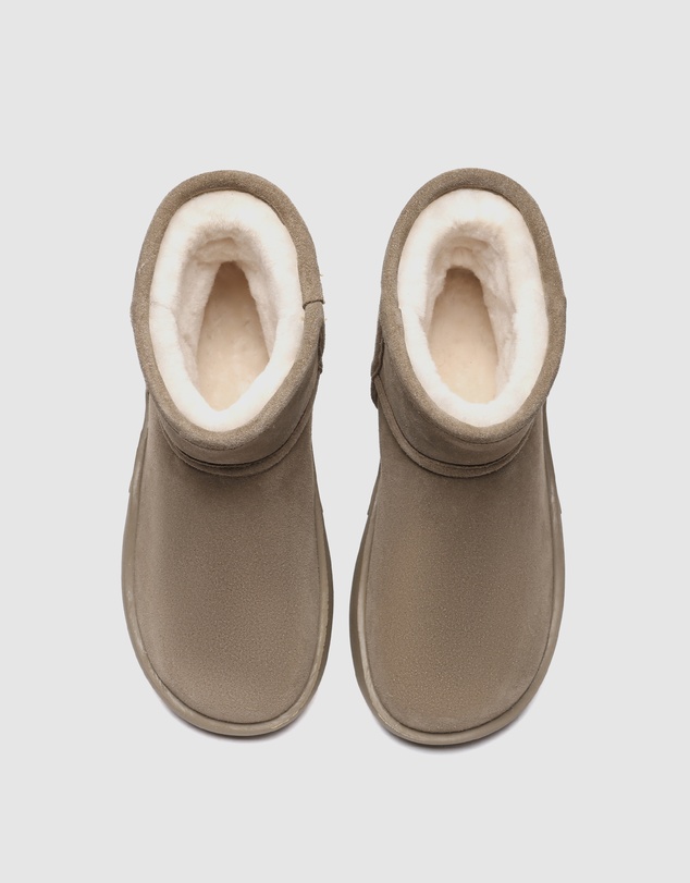 EVERAU - Australian Shepherd Ugg Salma Mini Cow Suede Upper UGG Boots